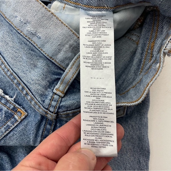 CURRENT/ELLIOTT Braided Caballo High Waist Jeans Denim Women's 25 - Picture 11 of 12